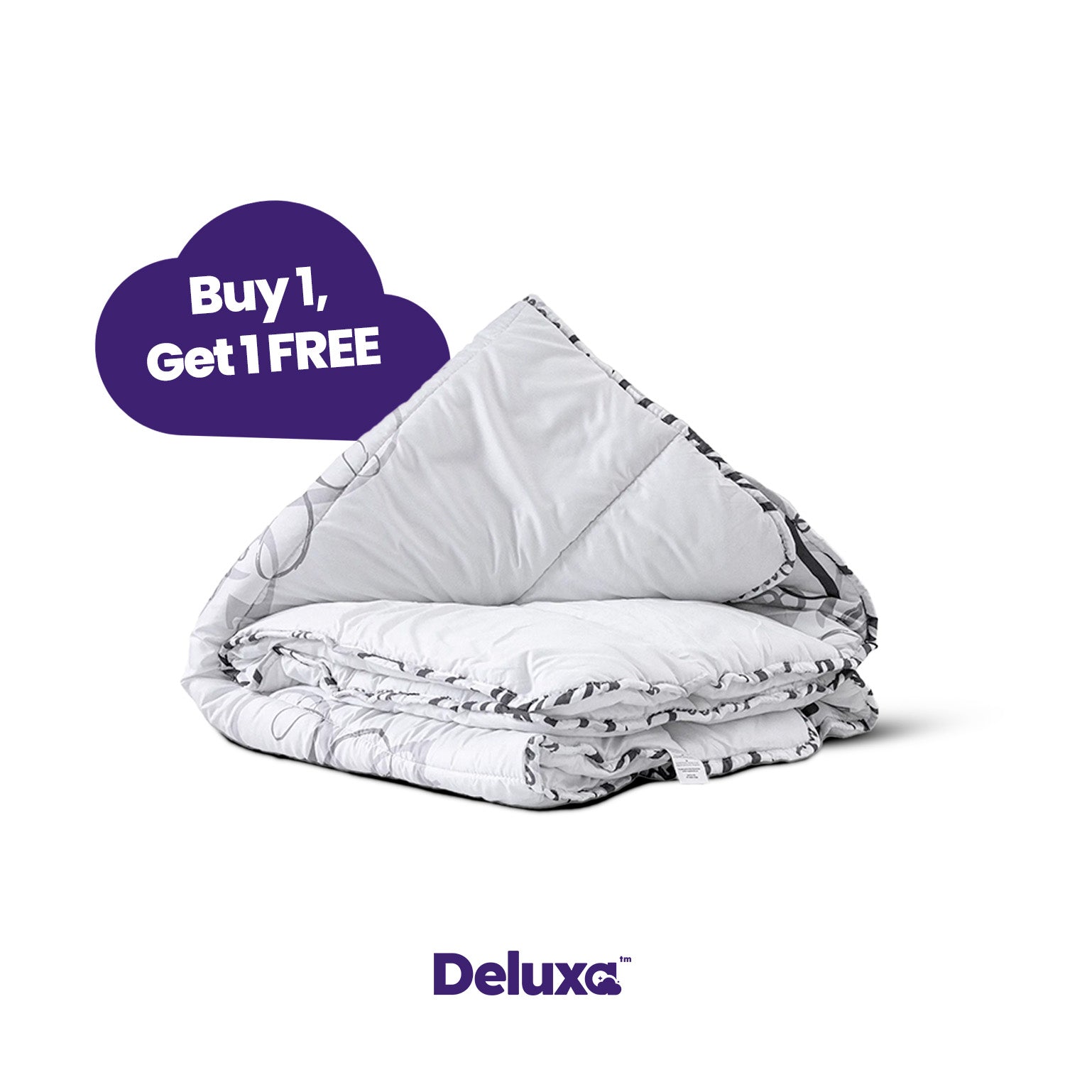 CloudSoft 2-in-1 dekbed | Wit Home Sweet Home