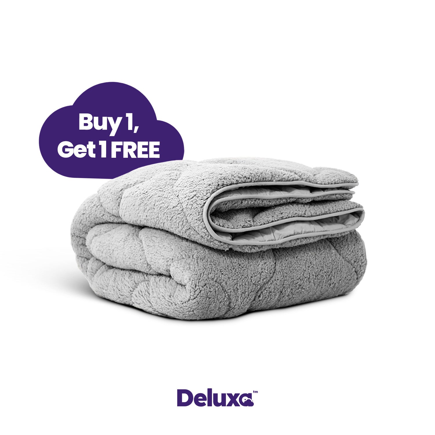 CloudSoft 2-in-1 Duvet | Teddy Grey