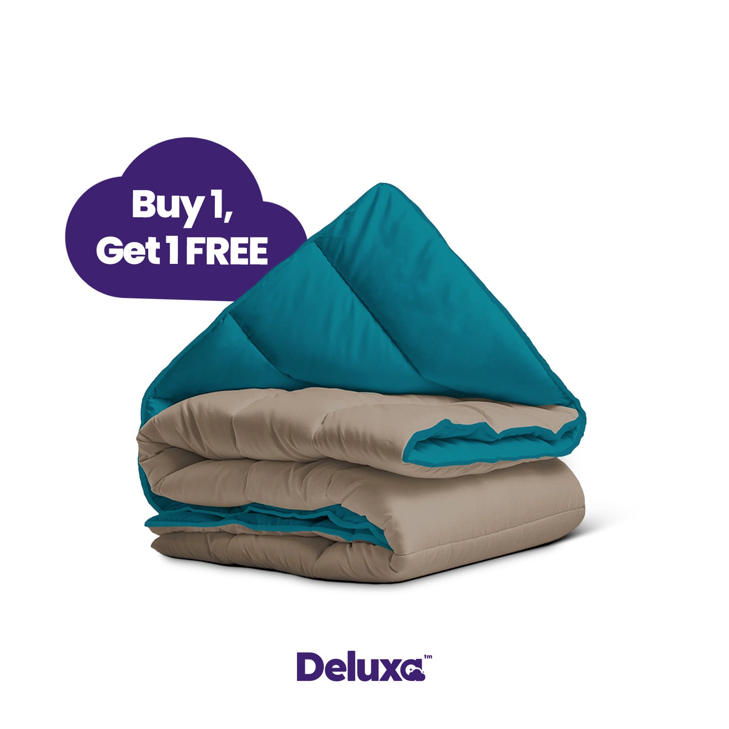 CloudSoft 2-in-1 dekbed | Teak en Plume