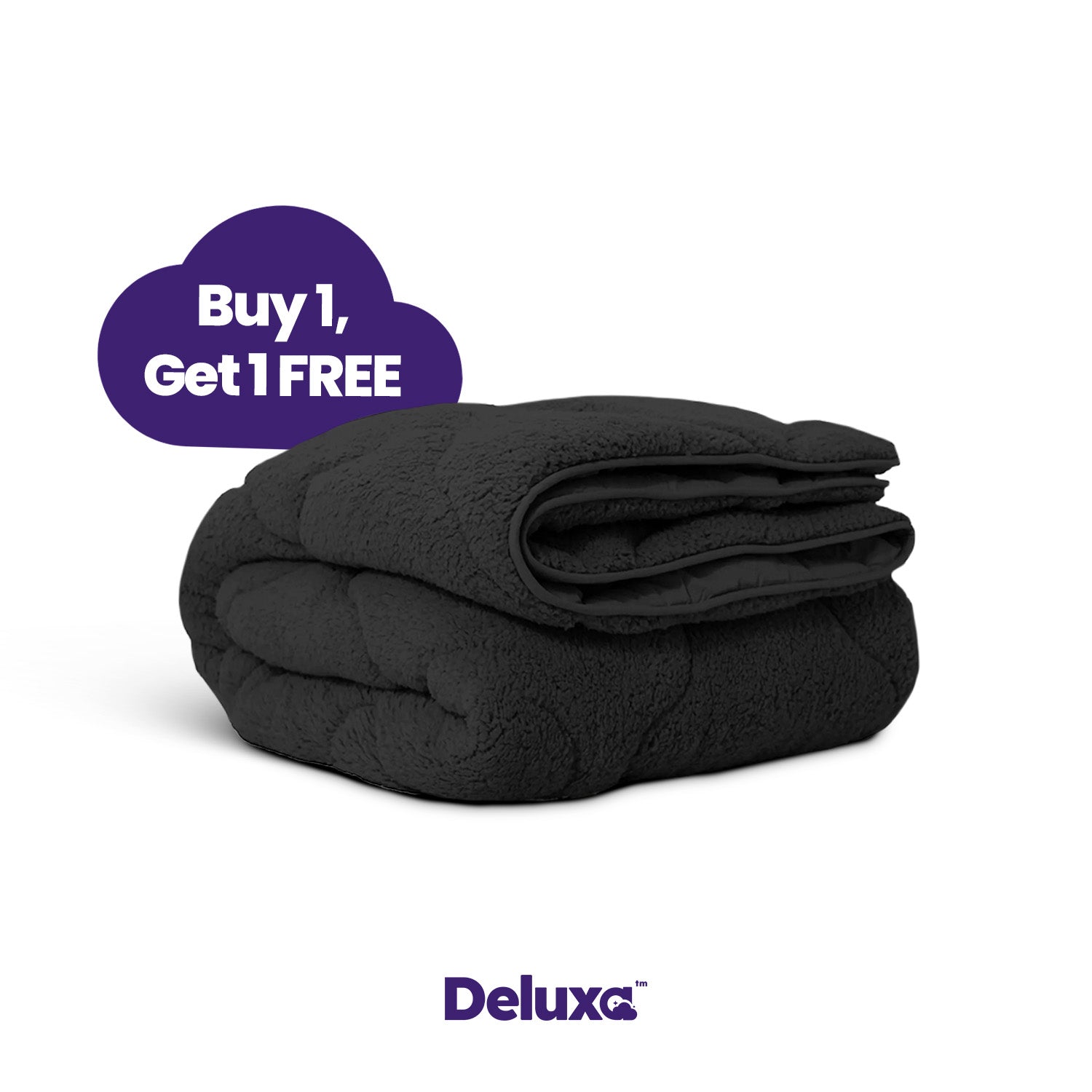 CloudSoft 2-in-1 Duvet | Teddy Anthracite
