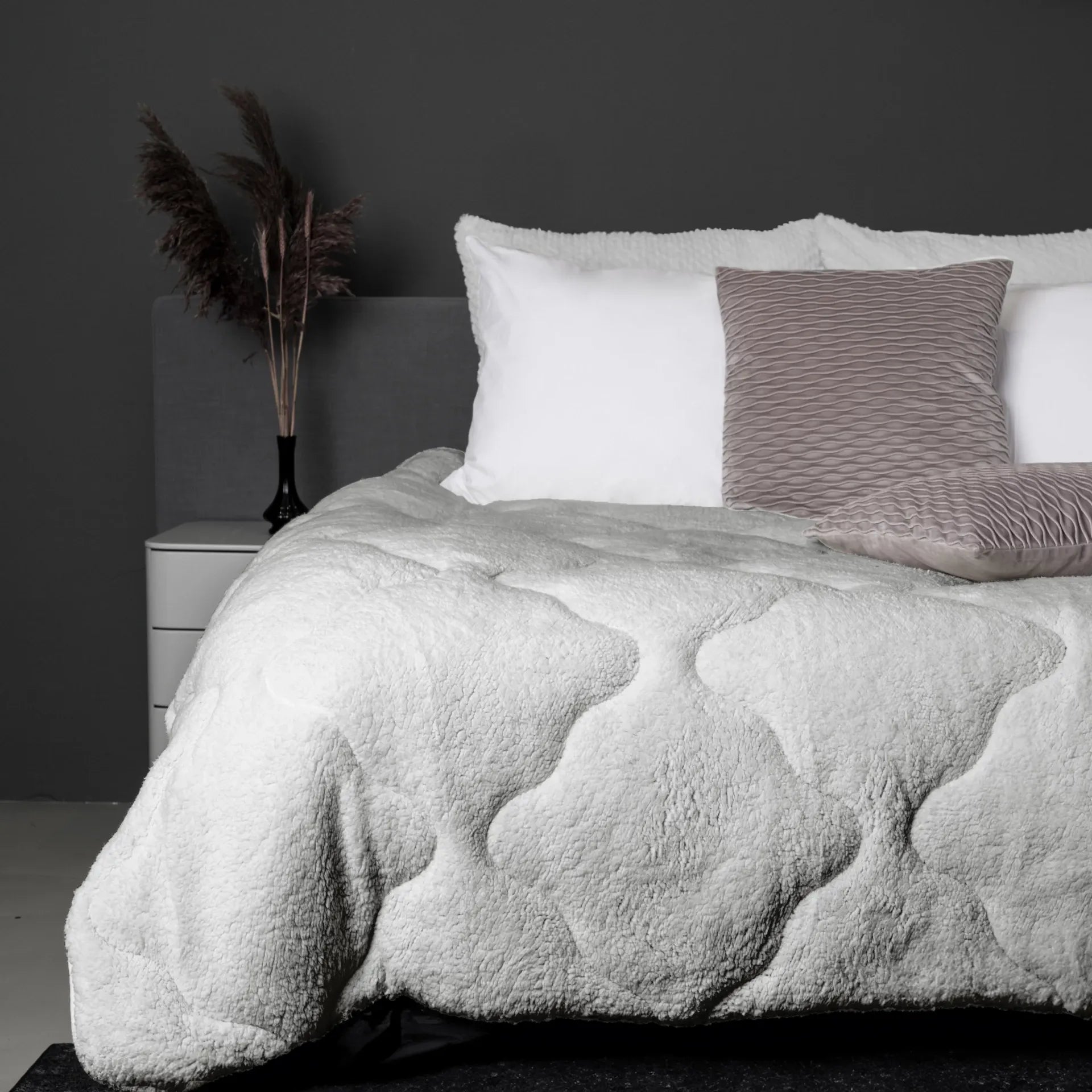 CloudSoft 2-in-1 Duvet | Teddy Grey