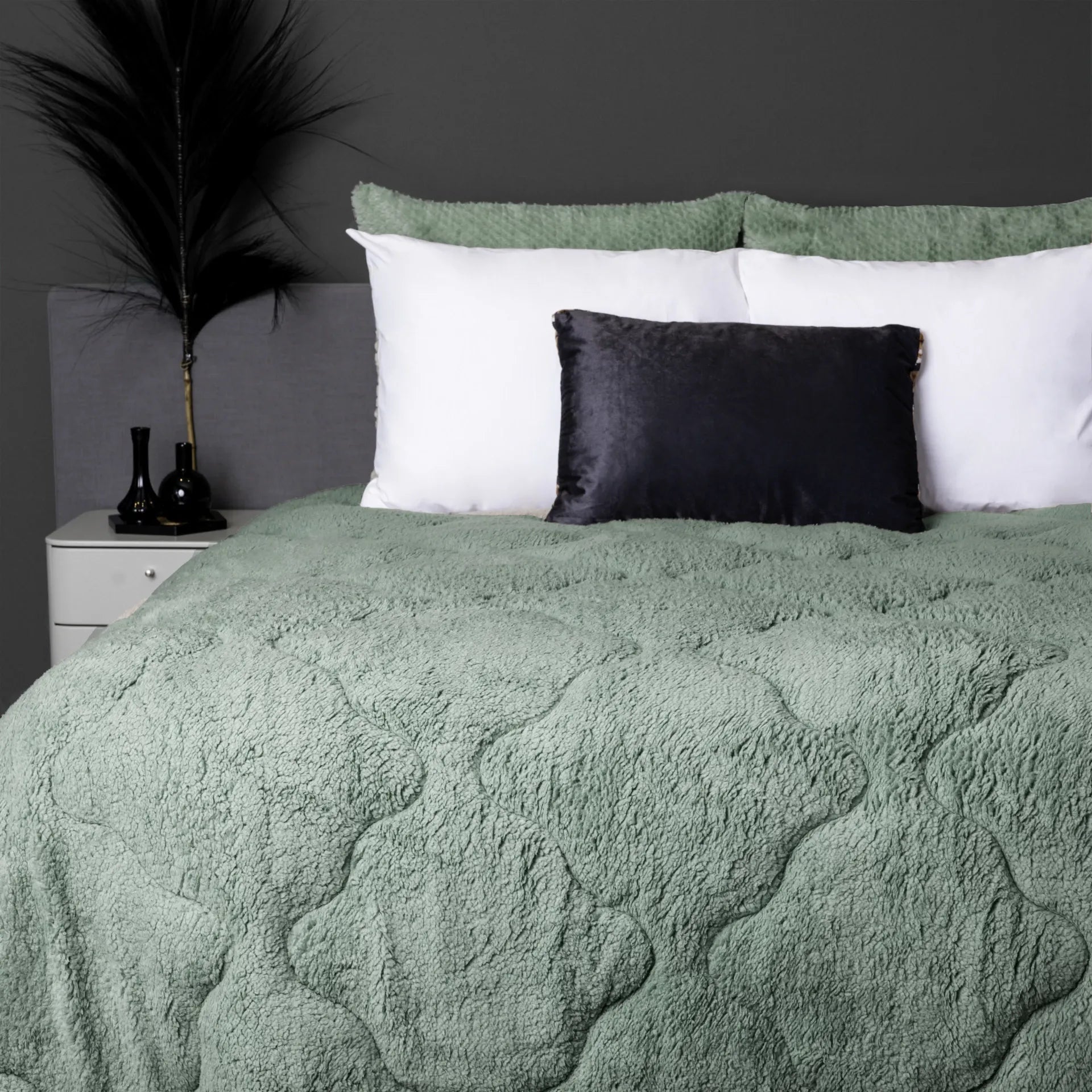 CloudSoft 2-in-1 Duvet | Teddy Green