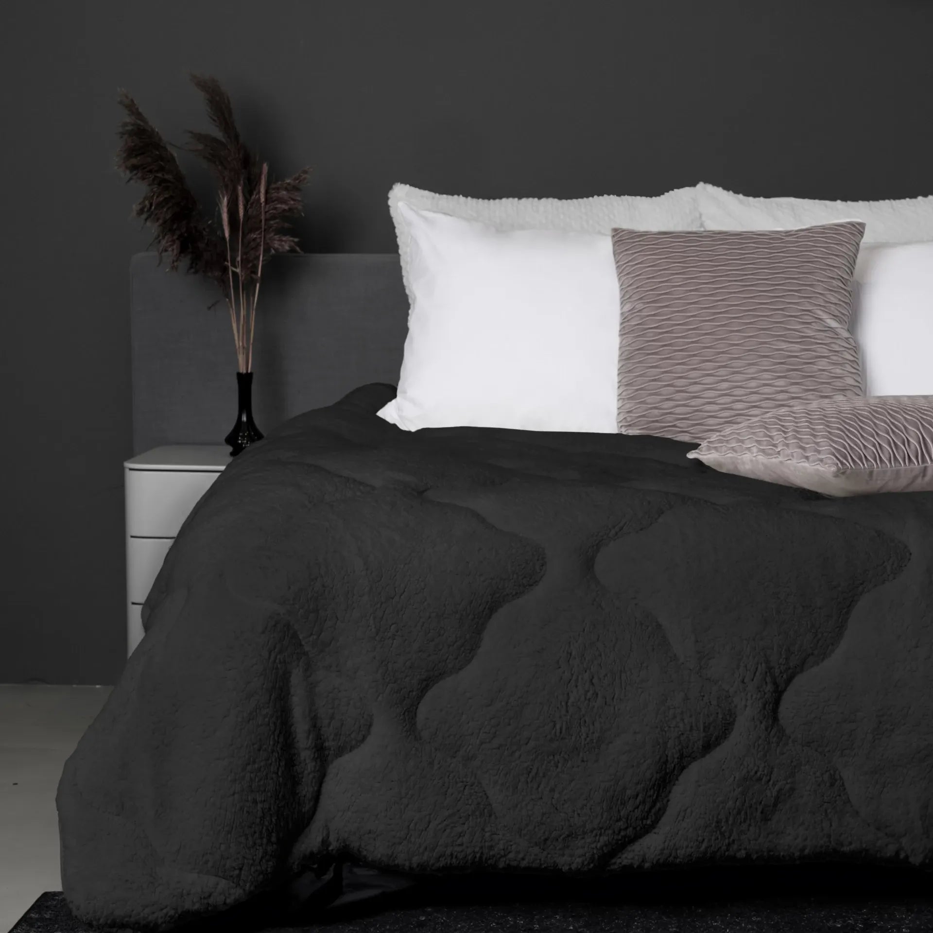 CloudSoft 2-in-1 Duvet | Teddy Anthracite