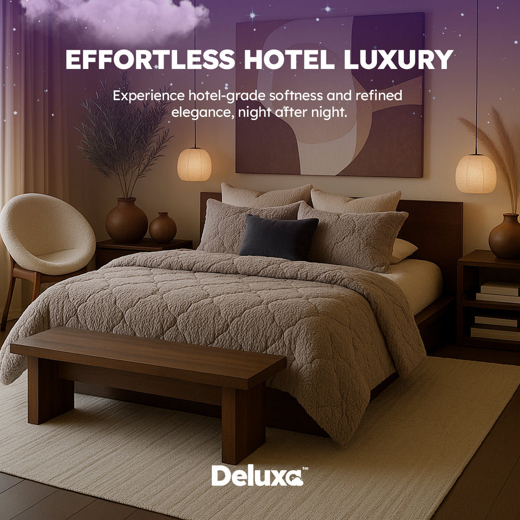 CloudSoft 2-in-1 Duvet | Check White