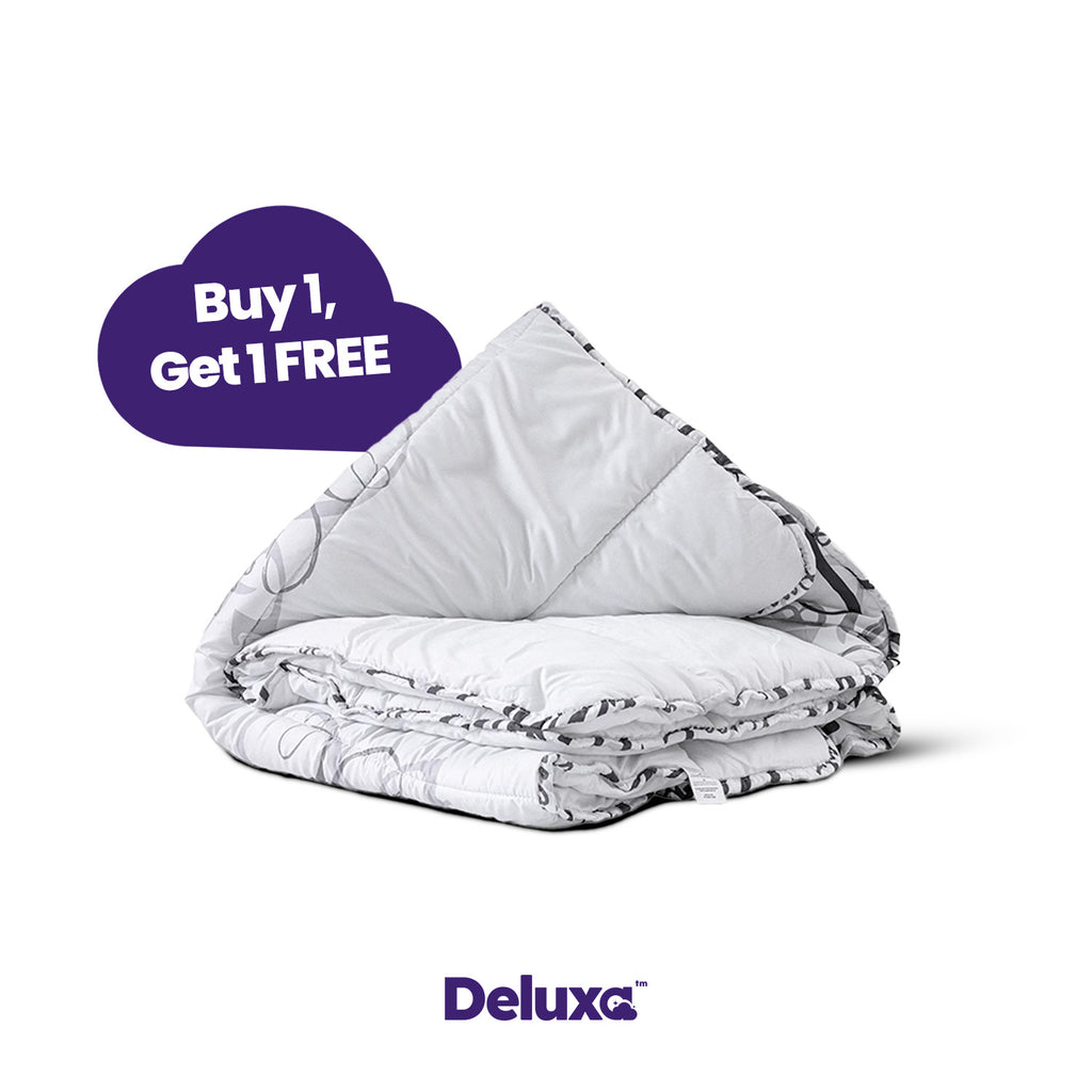 CloudSoft 2-in-1 Duvet | White Home Sweet Home