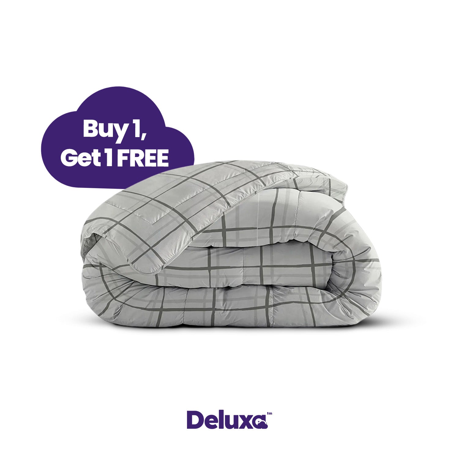 CloudSoft 2-in-1 Duvet | Hannah Grey