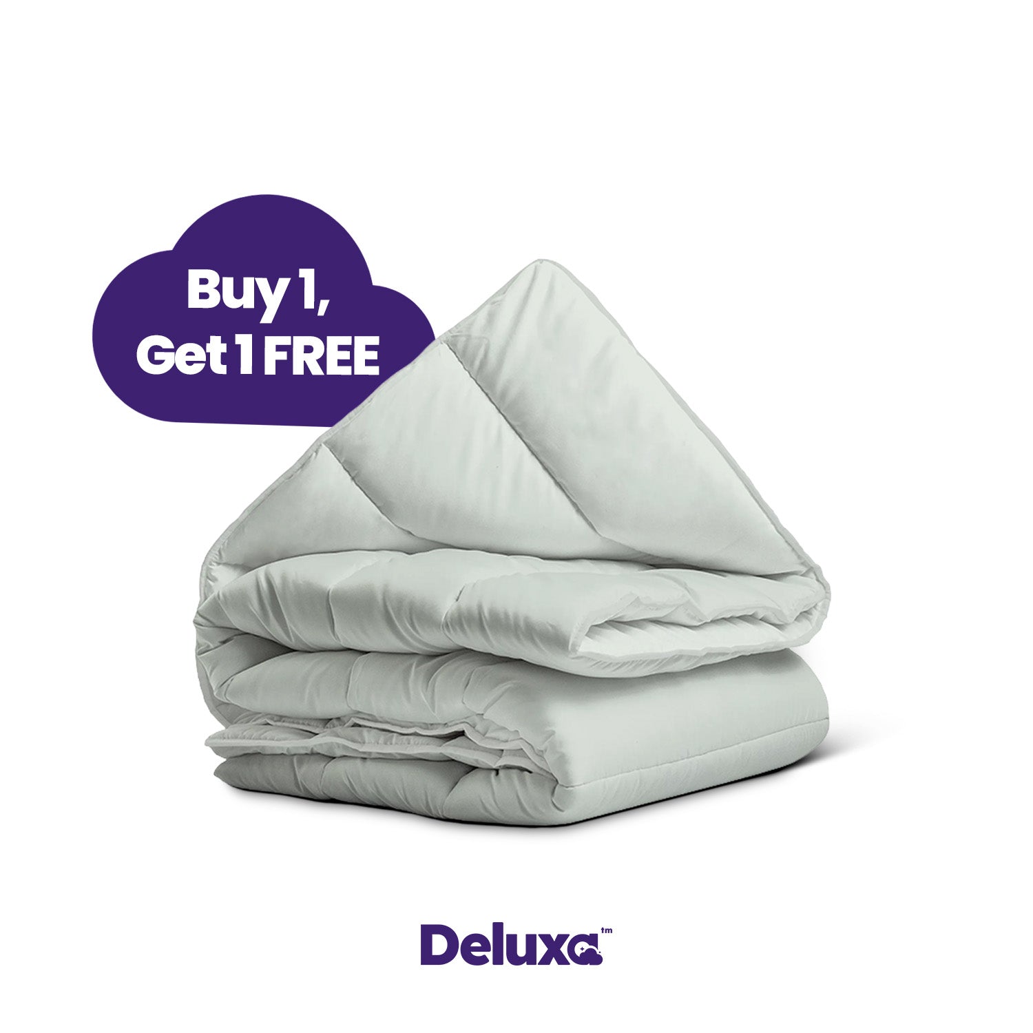 CloudSoft 2-in-1 Duvet | Foggy