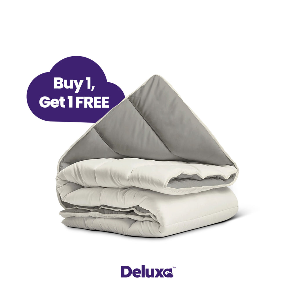 CloudSoft 2-in-1 Duvet | Cream and Khaki