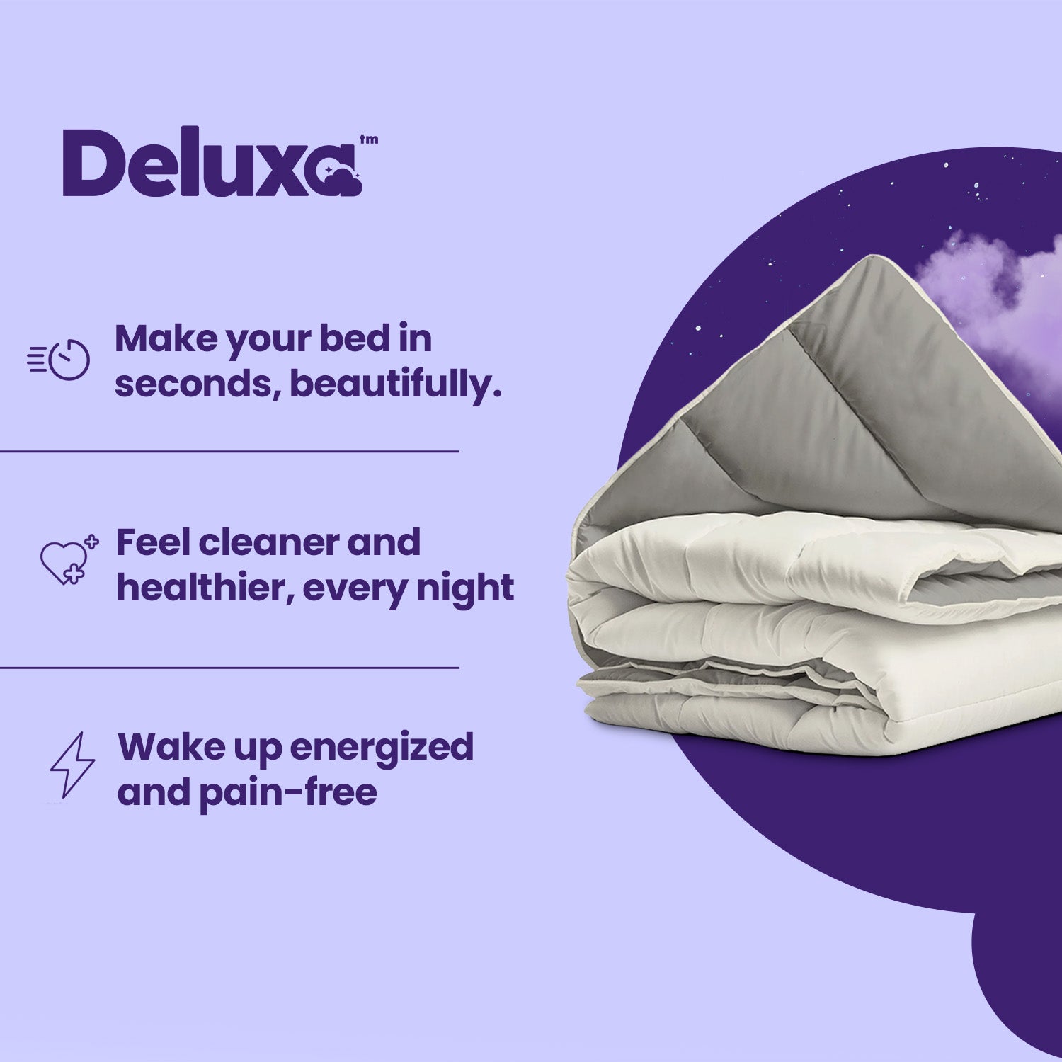 CloudSoft 2-in-1 Duvet | Cream and Khaki