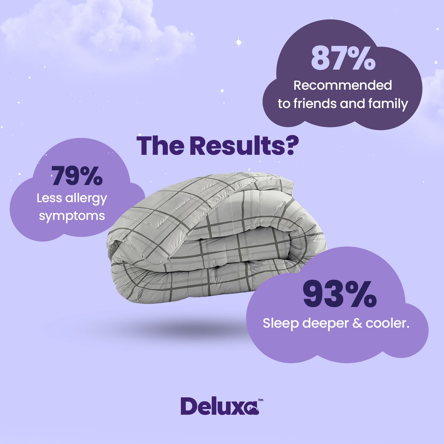 CloudSoft 2-in-1 Duvet | Hannah Grey