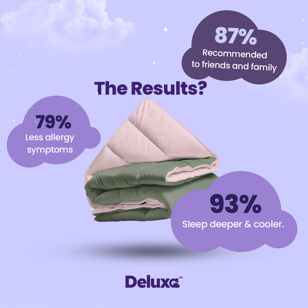 CloudSoft 2-in-1 Duvet | Green and Pink
