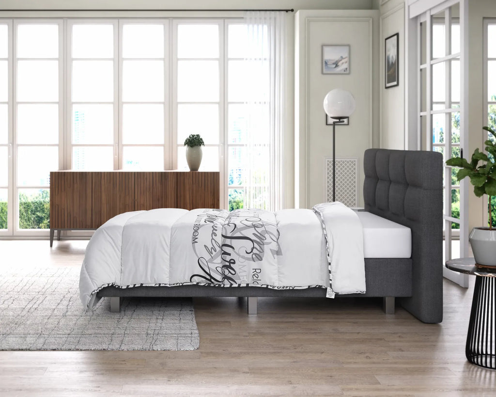 CloudSoft 2-in-1 Duvet | White Home Sweet Home
